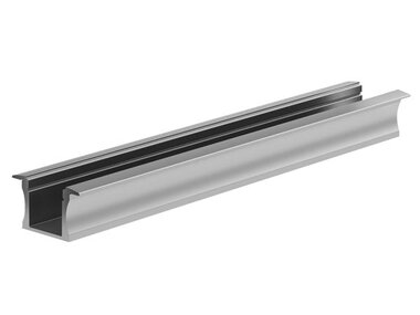 Inbouwprofiel slank 15 mm, zilver geanodiseerd, aluminium LED profiel - 3 meter (AL-RSL15-3)