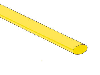 THERMISCHE KRIMPKOUS 6.4mm - GEEL - 50 ST. (STB64Y)