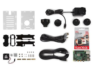 RASPBERRY PI® 4 STARTERKIT (4 GB) MET KOELBEHUIZING (WPK4-4GB)