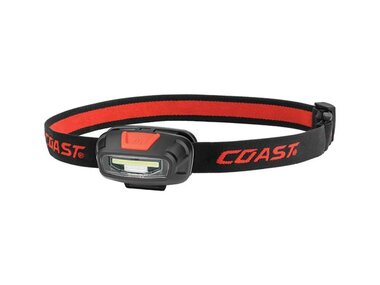 COAST - FL13R - oplaadbare hoofdlamp rood/wit LIGHT 270 lumen (LCOAFL13R-BL)