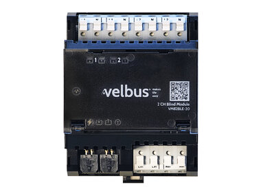 Tweekanaals rolluik- en (zon)weringbesturingsmodule (VMB2BLE-20)