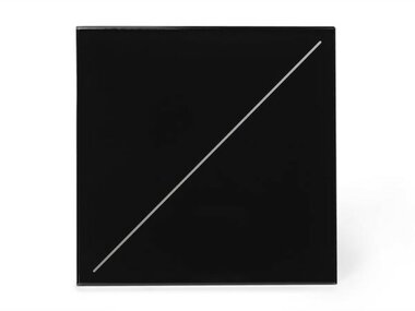 Edge Lit bedieningsmodule met 2 aanraaktoetsen (zwarte versie) (VMBEL2-B-20)