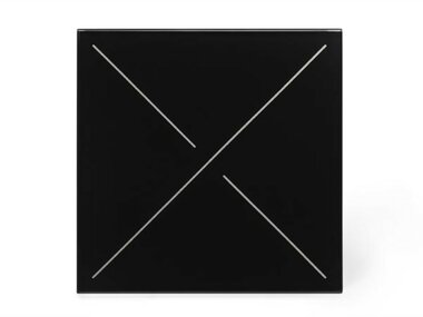 Edge Lit bedieningsmodule met 4 aanraaktoetsen (zwarte versie) (VMBEL4-B-20)