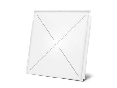 Edge Lit bedieningsmodule met 4 aanraaktoetsen, glanzend puur wit (VMBEL4-PG)