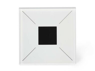 Edge Lit bedieningsmodule met OLED-scherm en temperatuurcontroller (witte versie) (VMBELO-W-20)