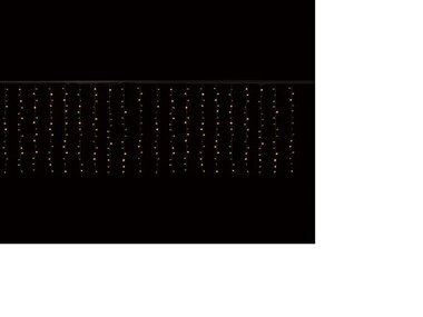 Cascade Light LED - 4 x 1,3 m - 300 warm witte lampen - transparant draad - 24 V (CS-LED-4X1.3-24V-UW-T)